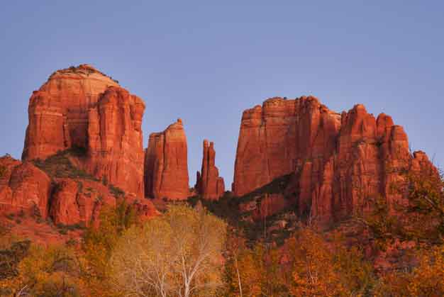 Cathedral Rock in the red rock country near Sedona, Arizona
