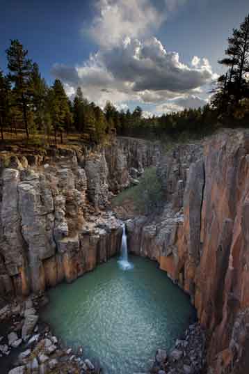 "Lower" Sycamore Falls in northern Arizona.