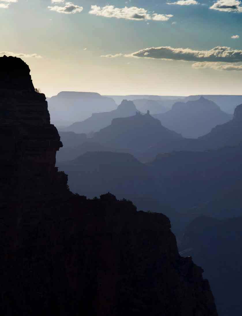 Just west of Pinal Point on the South Rim of the Grand Canyon, Arizona