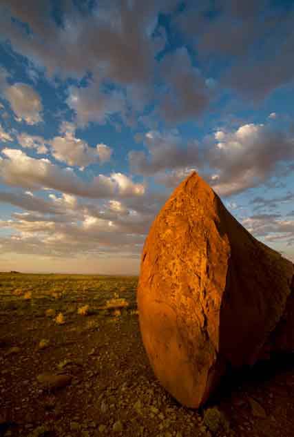 Rock formation in the high desert of northern Arizona