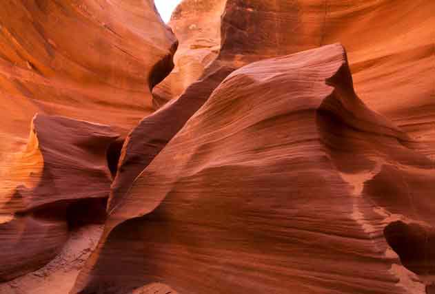 Waterholes Canyon, a slot canyon in Arizona