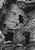 Native American cliff dwelling in Cooper Forks Canyon in the Sierra Ancha. Previously classified as Solado, the ruin is now
attributed to the local Anchan culture. Tree ring samples from wooden beams show construction began in A.D. 1304.