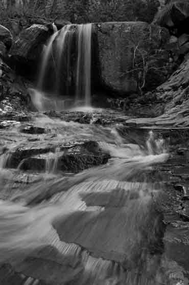 Waterfall in the Devil's Chasm in the Sierra Ancha, Arizona
