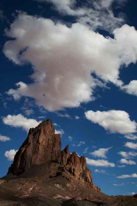 Agathla Peak in the high desert on the Navajo Nation, Arizona (south of Monument Valley)
