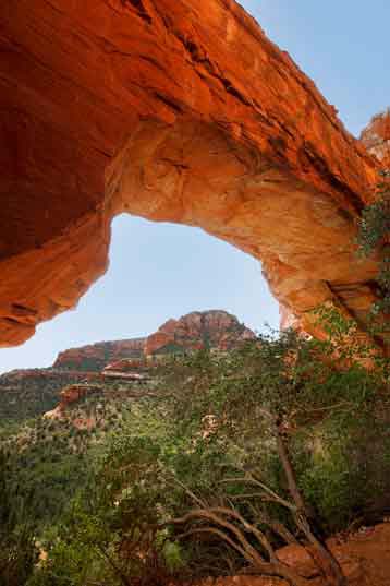 Fay Arch in Fay Canyon on the Coconino National Forest.