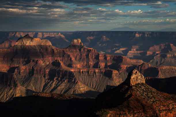 From Widforss Point on the North Rim of the Grand Canyon, Arizona