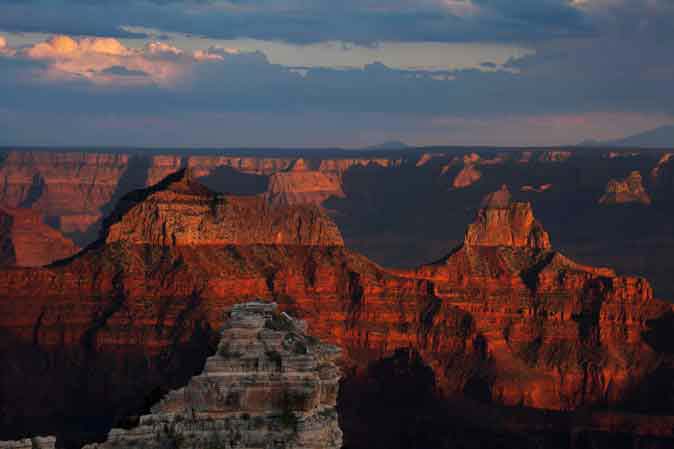 From Widforss Point on the North Rim of the Grand Canyon, Arizona