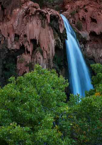 Havasu Falls in Havasu Canyon (Havasupai) in the Grand Canyon, Arizona