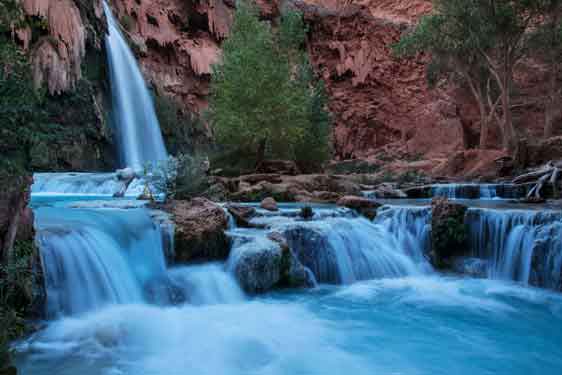 Havasu Falls in Havasu Canyon (Havasupai) in the Grand Canyon, Arizona