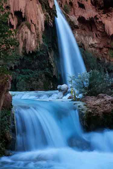 Havasu Falls in Havasu Canyon (Havasupai) in the Grand Canyon, Arizona