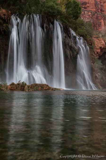 Navajo Falls in Havasu Canyon (Havasupai) in the Grand Canyon, Arizona