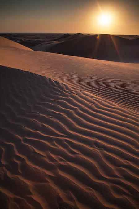 Imperial Sand Dunes (a.k.a., Glamis Dunes or Algodones Dunes) in the southern California desert