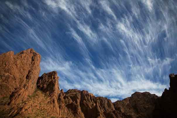 The mouth of Palm Canyon in the Kofa Mountains in the Arizona Desert (en route to see the native palm trees)