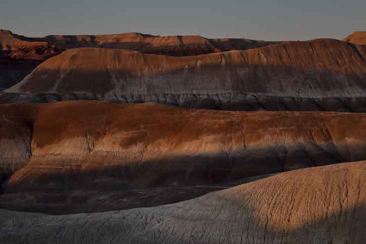 The Little Painted Desert in northern Arizona