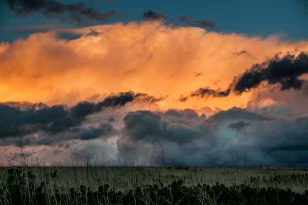 Clouds at sunset at Perry Mesa (Agua Fria National Monument), Arizona