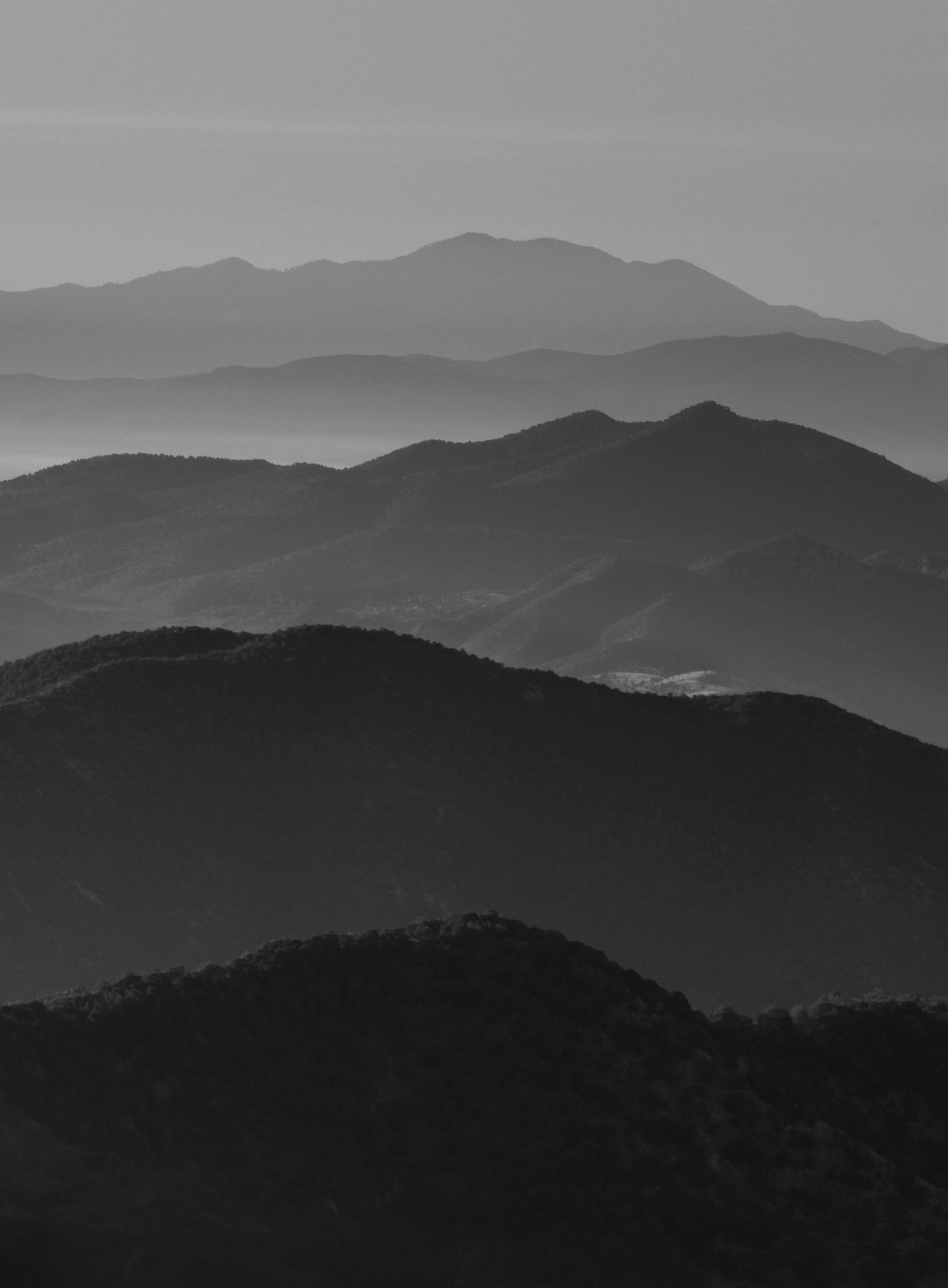 From high in the Santa Rita Mts. looking southeast toward other southern Arizona ranges.