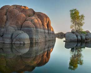 Watson Lake on the edge of Prescott, Arizona